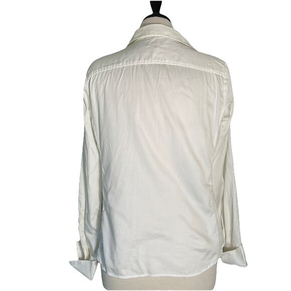 Talbots Size 6 Cotton Blend Stretch Shirt Top Blouse Women - Picture 4 of 4